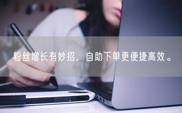 粉丝增长有妙招，自助下单更便捷高效。