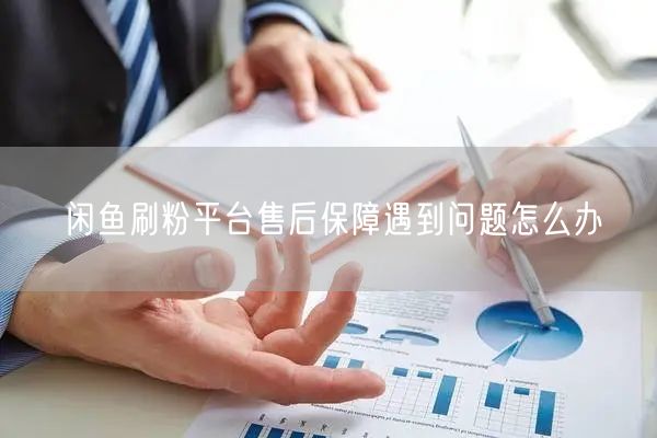 闲鱼刷粉平台售后保障遇到问题怎么办