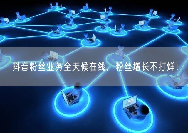 抖音粉丝业务全天候在线，粉丝增长不打烊！