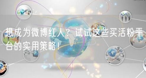 想成为微博红人？试试这些买活粉平台的实用策略！