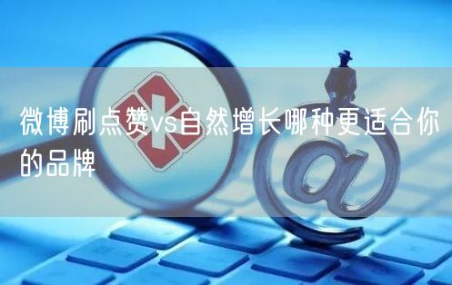 微博刷点赞vs自然增长哪种更适合你的品牌