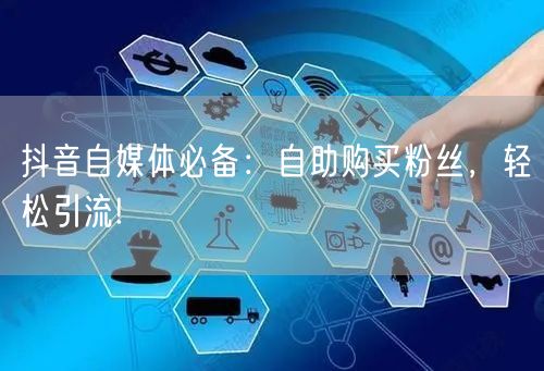 抖音自媒体必备：自助购买粉丝，轻松引流!