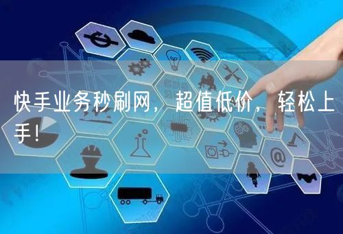 快手业务秒刷网，超值低价，轻松上手！