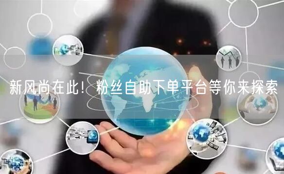 新风尚在此！粉丝自助下单平台等你来探索