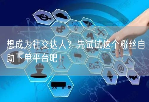 想成为社交达人？先试试这个粉丝自助下单平