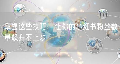 掌握这些技巧，让你的小红书粉丝数量飙升不止步！
