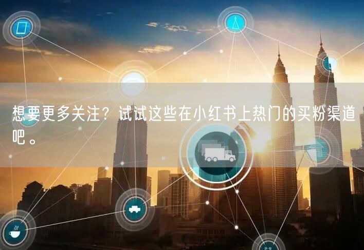 想要更多关注？试试这些在小红书上热门的买粉渠道吧。