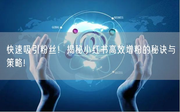 快速吸引粉丝！揭秘小红书高效增粉的秘诀与策略!