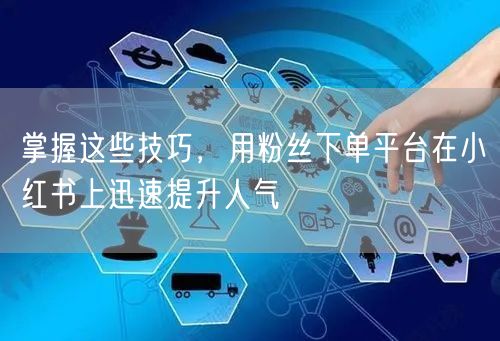 掌握这些技巧，用粉丝下单平台在小红书上迅速提升人气