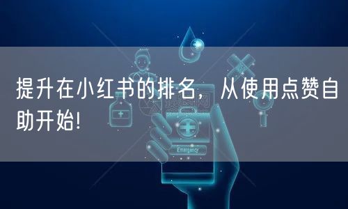提升在小红书的排名，从使用点赞自助开始!