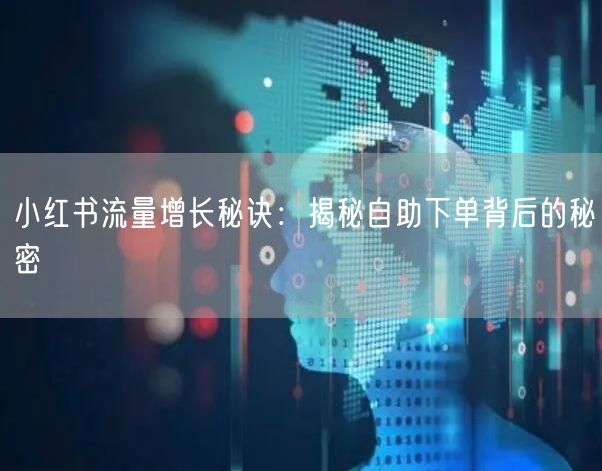 小红书流量增长秘诀：揭秘自助下单背后的秘密