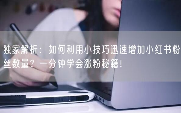 独家解析：如何利用小技巧迅速增加小红书粉丝数量？一分钟学会涨