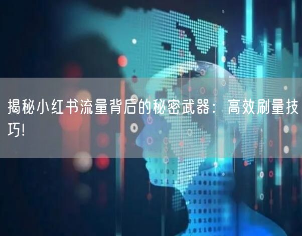 揭秘小红书流量背后的秘密武器：高效刷量技