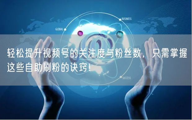 轻松提升视频号的关注度与粉丝数，只需掌握