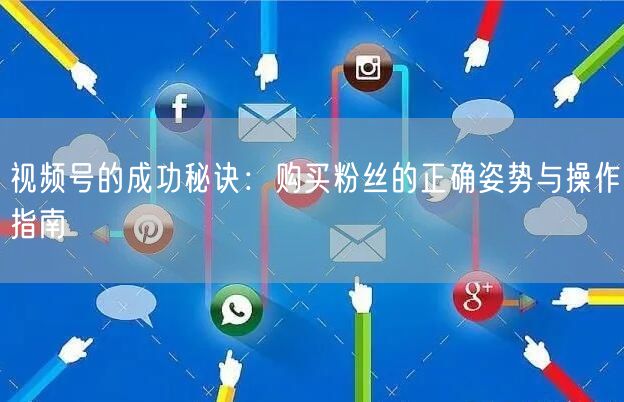 视频号的成功秘诀：购买粉丝的正确姿势与操作指南